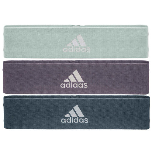 Купити Резинка для фітнеса  Adidas Resistance Band Set (L, M, H) зелений, фіолетовий, темно-синій Уні 70х7,6х0,5 у Києві - фото №1